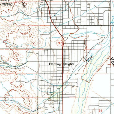 United States Geological Survey Big Bear Lake, CA (1982, 100000-Scale) digital map