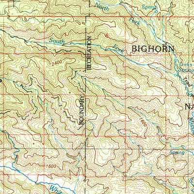United States Geological Survey Big Bear Lake, CA (1982, 100000-Scale) digital map