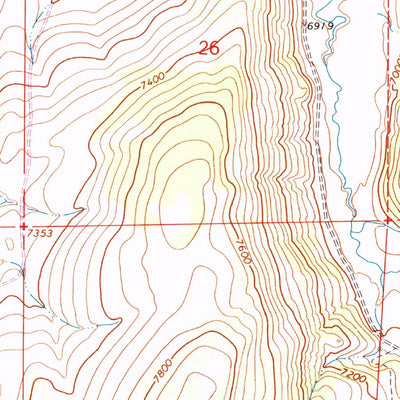 United States Geological Survey Big Beaver Reservoir, CO (1966, 24000-Scale) digital map