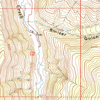 United States Geological Survey Big Beaver Reservoir, CO (1966, 24000-Scale) digital map