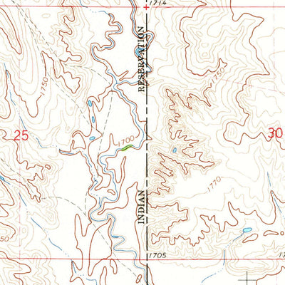 United States Geological Survey Big Bend Dam NE, SD (1966, 24000-Scale) digital map
