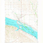 United States Geological Survey Big Bend Dam, SD (1966, 24000-Scale) digital map