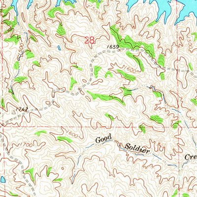 United States Geological Survey Big Bend Dam, SD (1966, 24000-Scale) digital map