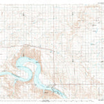 United States Geological Survey Big Bend Dam, SD (1985, 100000-Scale) digital map