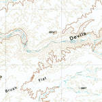 United States Geological Survey Big Bend Draw, UT (1983, 24000-Scale) digital map