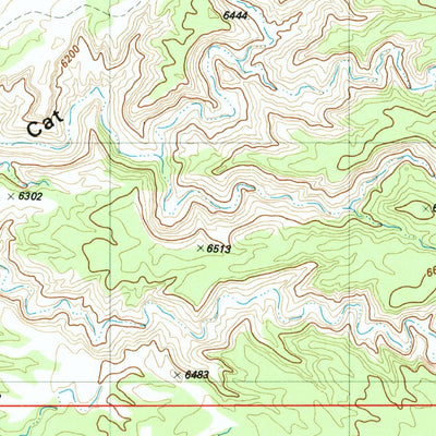 United States Geological Survey Big Bend Draw, UT (1983, 24000-Scale) digital map