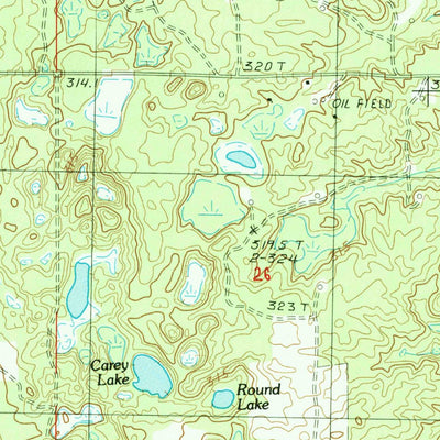 United States Geological Survey Big Bend, MI (1985, 24000-Scale) digital map