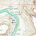 United States Geological Survey Big Bend, UT (1985, 24000-Scale) digital map