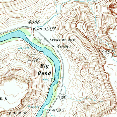 United States Geological Survey Big Bend, UT (1985, 24000-Scale) digital map