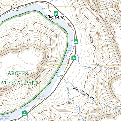 United States Geological Survey Big Bend, UT (2023, 24000-Scale) digital map