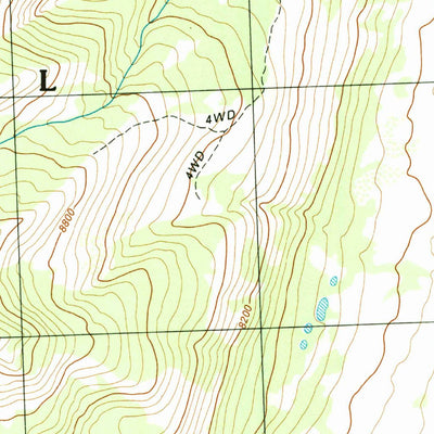 United States Geological Survey Big Black Dome, ID (1991, 24000-Scale) digital map