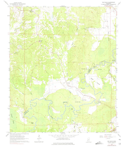 United States Geological Survey Big Black, MS (1963, 24000-Scale) digital map
