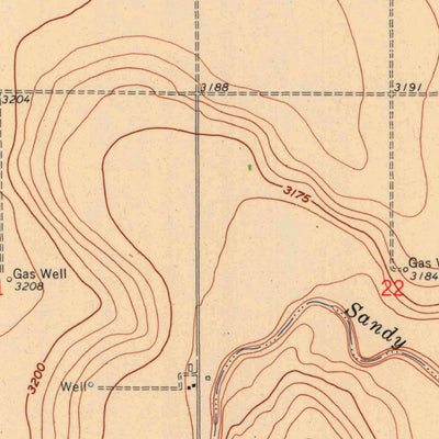 United States Geological Survey Big Bow, KS (1959, 24000-Scale) digital map