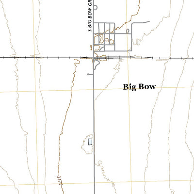 United States Geological Survey Big Bow, KS (2022, 24000-Scale) digital map
