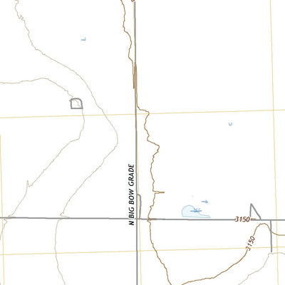 United States Geological Survey Big Bow NE, KS (2018, 24000-Scale) digital map