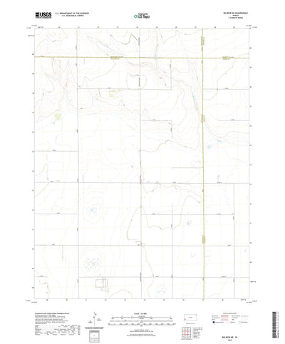United States Geological Survey Big Bow NE, KS (2022, 24000-Scale) digital map