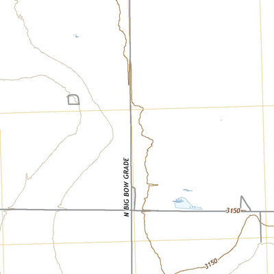 United States Geological Survey Big Bow NE, KS (2022, 24000-Scale) digital map