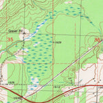 United States Geological Survey Big Briens Lake, WI (1979, 24000-Scale) digital map