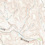 United States Geological Survey Big Brindle Canyon, TX (1968, 24000-Scale) digital map