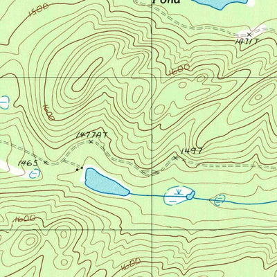 United States Geological Survey Big Brook Lake, ME (1986, 24000-Scale) digital map