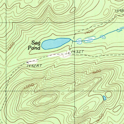 United States Geological Survey Big Brook Lake, ME (1986, 24000-Scale) digital map