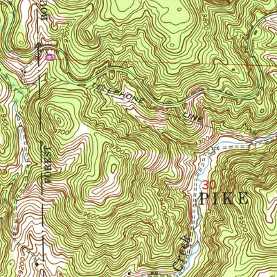 United States Geological Survey Big Bull Mountain, CO (1951, 24000-Scale) digital map