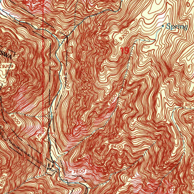 United States Geological Survey Big Bull Mountain, CO (1994, 24000-Scale) digital map