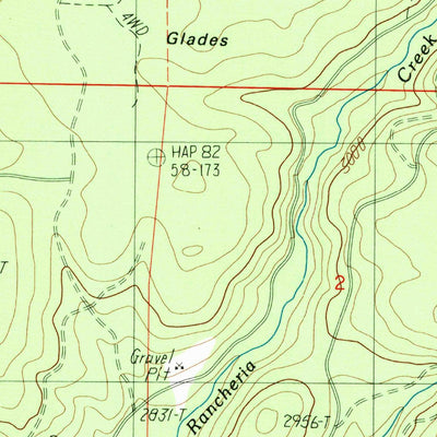 United States Geological Survey Big Butte Springs, OR (1988, 24000-Scale) digital map