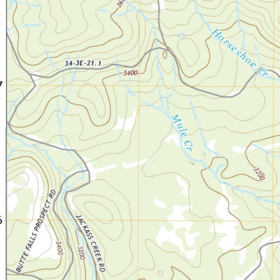 United States Geological Survey Big Butte Springs, OR (2020, 24000-Scale) digital map