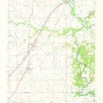 United States Geological Survey Big Cabin, OK (1971, 24000-Scale) digital map