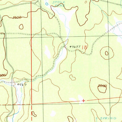 United States Geological Survey Big Canyon, OR (1990, 24000-Scale) digital map