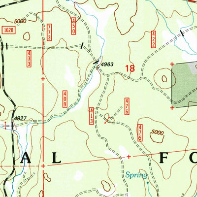 United States Geological Survey Big Canyon, OR (1998, 24000-Scale) digital map