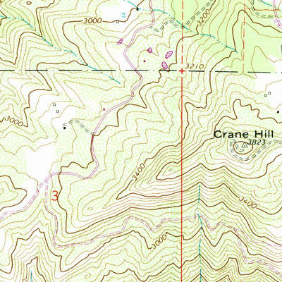 United States Geological Survey Big Cedar, ID (1966, 24000-Scale) digital map