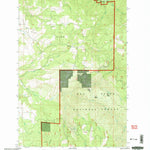 United States Geological Survey Big Cedar, ID (1995, 24000-Scale) digital map