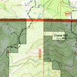 United States Geological Survey Big Cedar, ID (1995, 24000-Scale) digital map