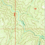 United States Geological Survey Big Cedar, ID (1995, 24000-Scale) digital map