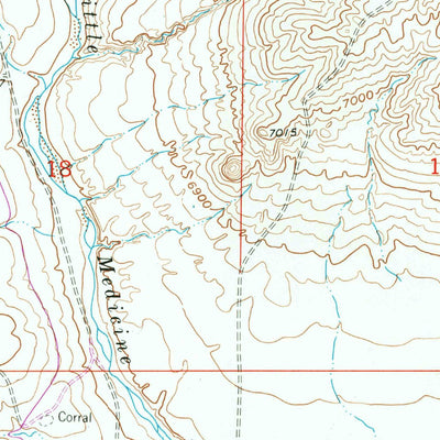 United States Geological Survey Big Charlie Lakes, WY (1961, 24000-Scale) digital map