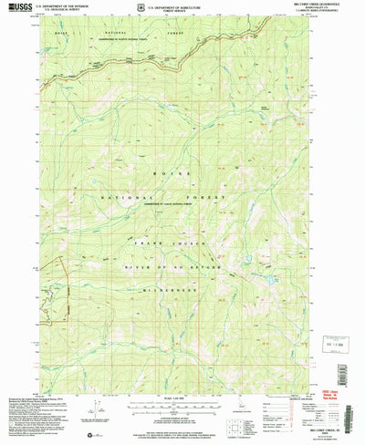 United States Geological Survey Big Chief Creek, ID (2004, 24000-Scale) digital map