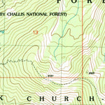 United States Geological Survey Big Chief Creek, ID (2004, 24000-Scale) digital map