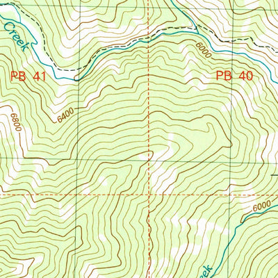 United States Geological Survey Big Chief Creek, ID (2004, 24000-Scale) digital map