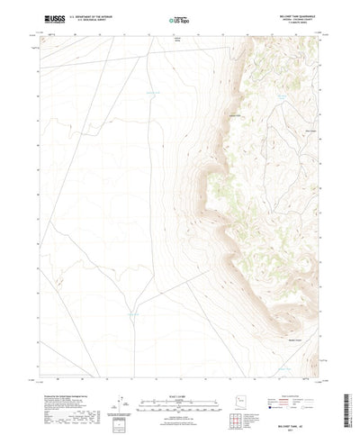 United States Geological Survey Big Chief Tank, AZ (2021, 24000-Scale) digital map