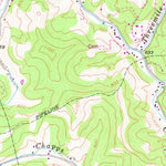 United States Geological Survey Big Chimney, WV (1958, 24000-Scale) digital map