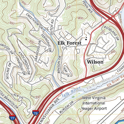 United States Geological Survey Big Chimney, WV (2023, 24000-Scale) digital map