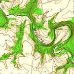 United States Geological Survey Big Clifty, KY (1960, 24000-Scale) digital map