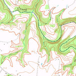 United States Geological Survey Big Clifty, KY (1972, 24000-Scale) digital map