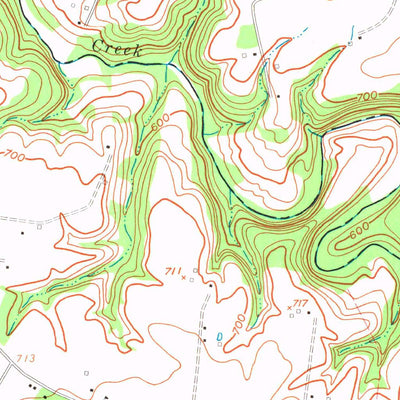 United States Geological Survey Big Clifty, KY (1972, 24000-Scale) digital map
