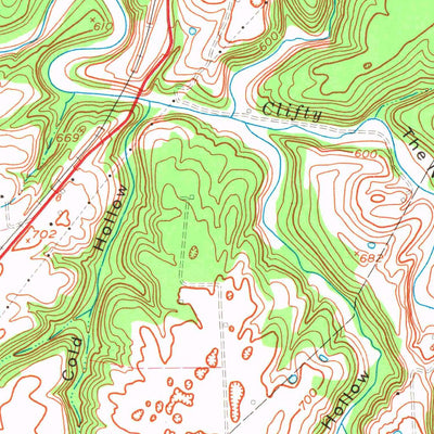 United States Geological Survey Big Clifty, KY (1972, 24000-Scale) digital map