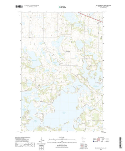 United States Geological Survey Big Cormorant Lake, MN (2022, 24000-Scale) digital map