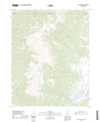 United States Geological Survey Big Costilla Peak, NM (2023, 24000-Scale) digital map