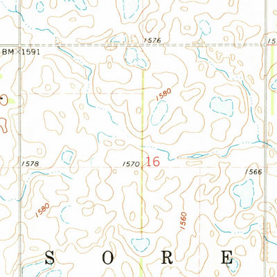 Big Coulee Dam, ND (1971, 24000-Scale) Map by United States Geological ...